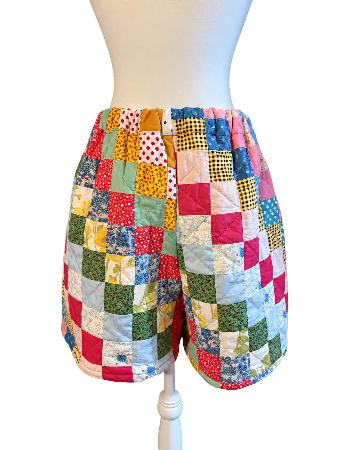 Colorful Quilted Shorts by BMANN by Bridget