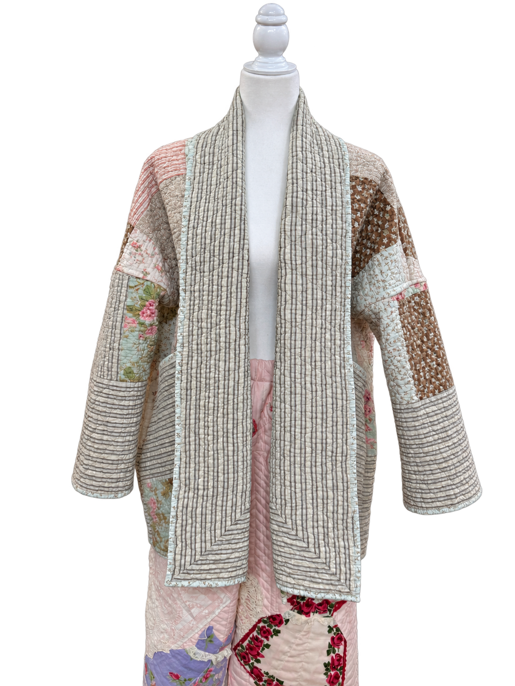 Floral Patchwork Quilt Jacket by BMANN by Bridget