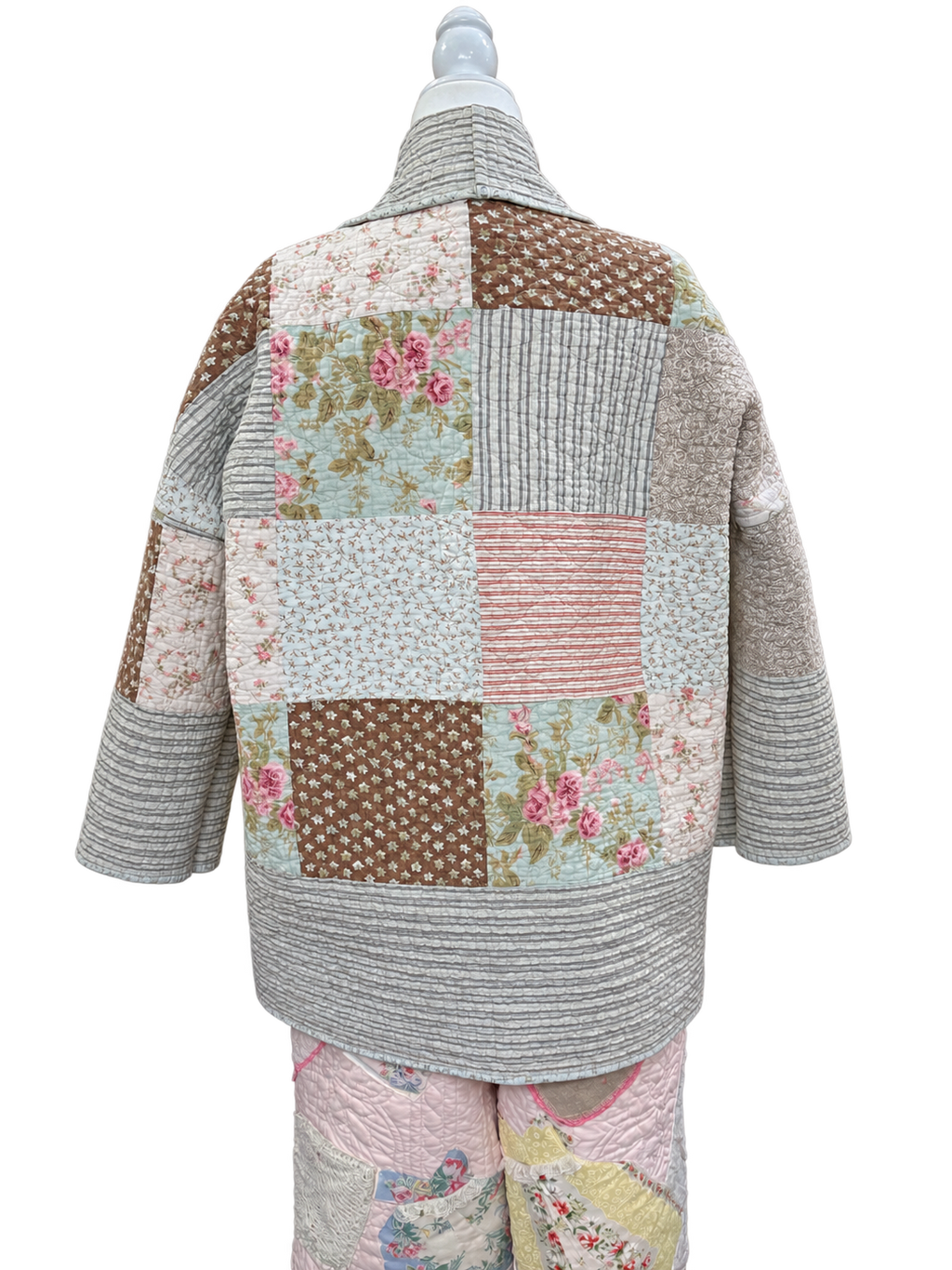 Floral Patchwork Quilt Jacket by BMANN by Bridget