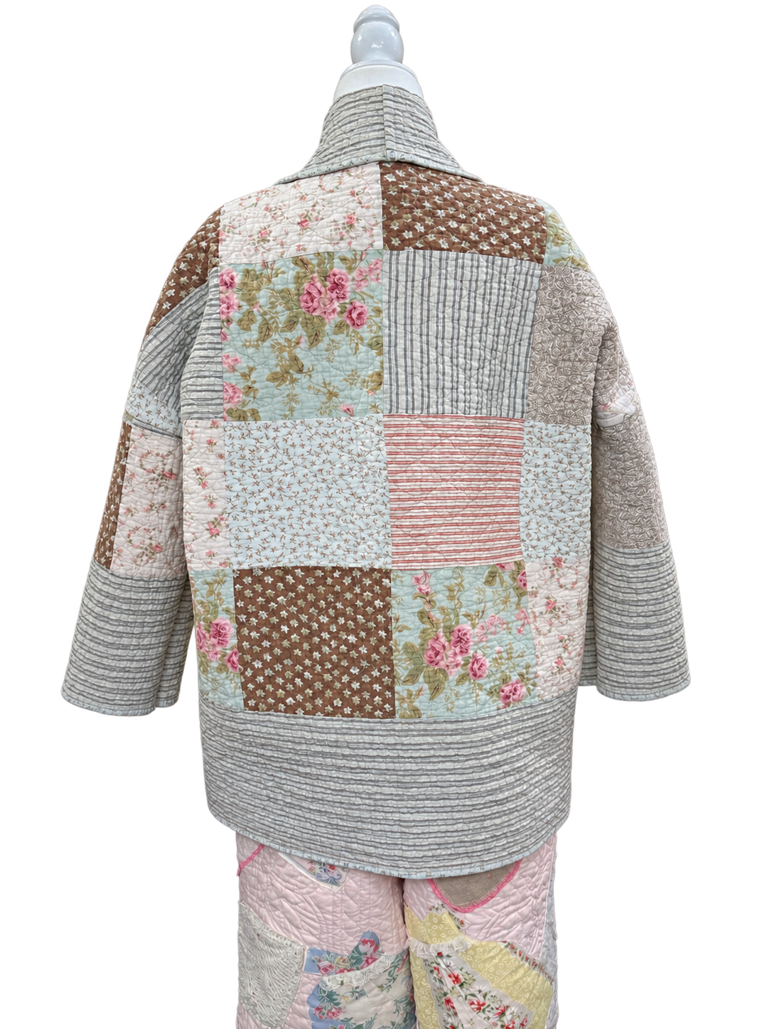 Floral Patchwork Quilt Jacket by BMANN by Bridget
