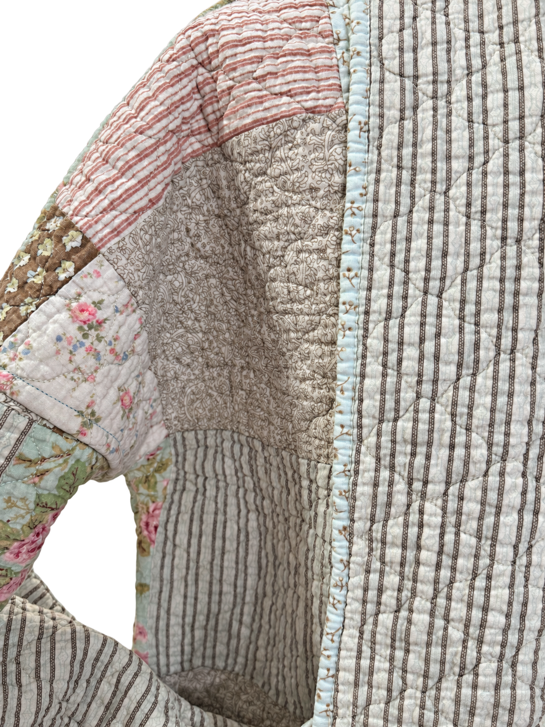 Floral Patchwork Quilt Jacket by BMANN by Bridget