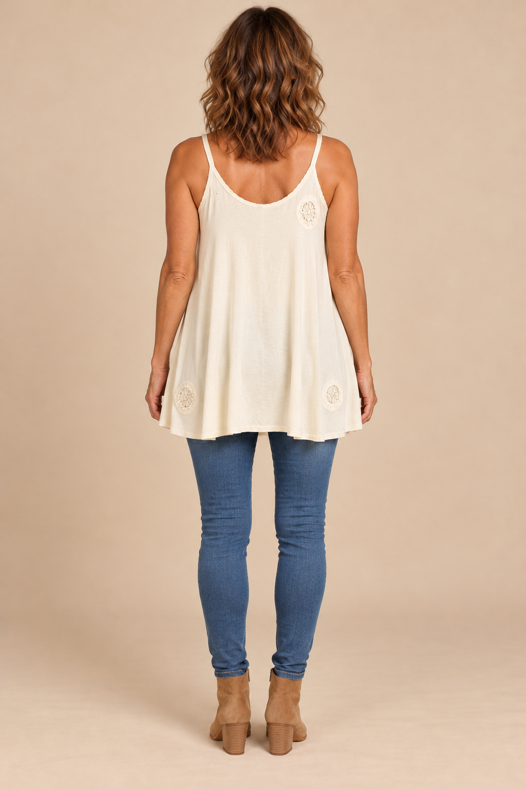 Paper Lace Cream Cami
