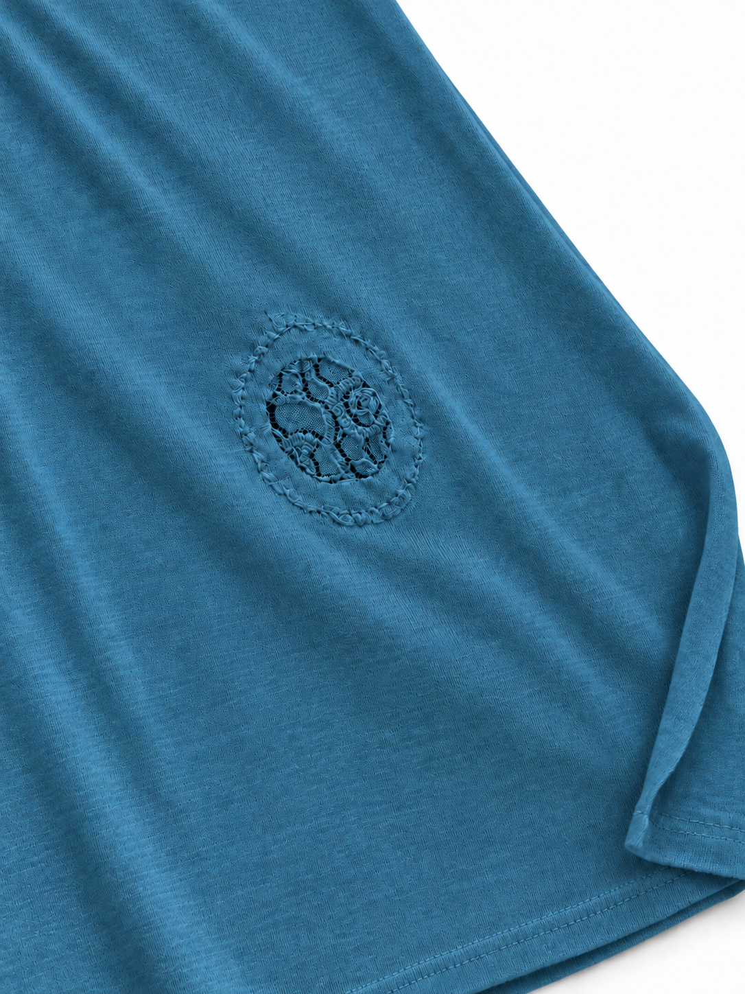 Paper Lace Cream Teal
