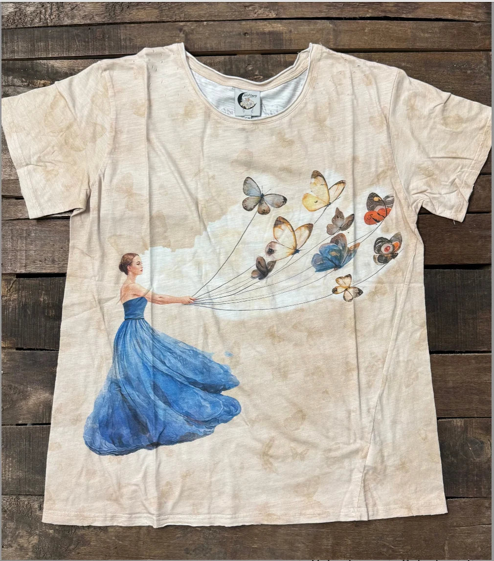Jaded Gypsy Moon Dance Tee - Float Away