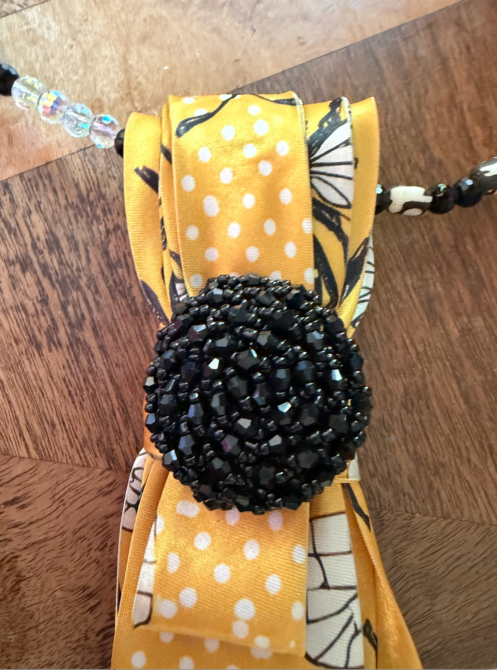Rare Bird Bee Tie Necklace