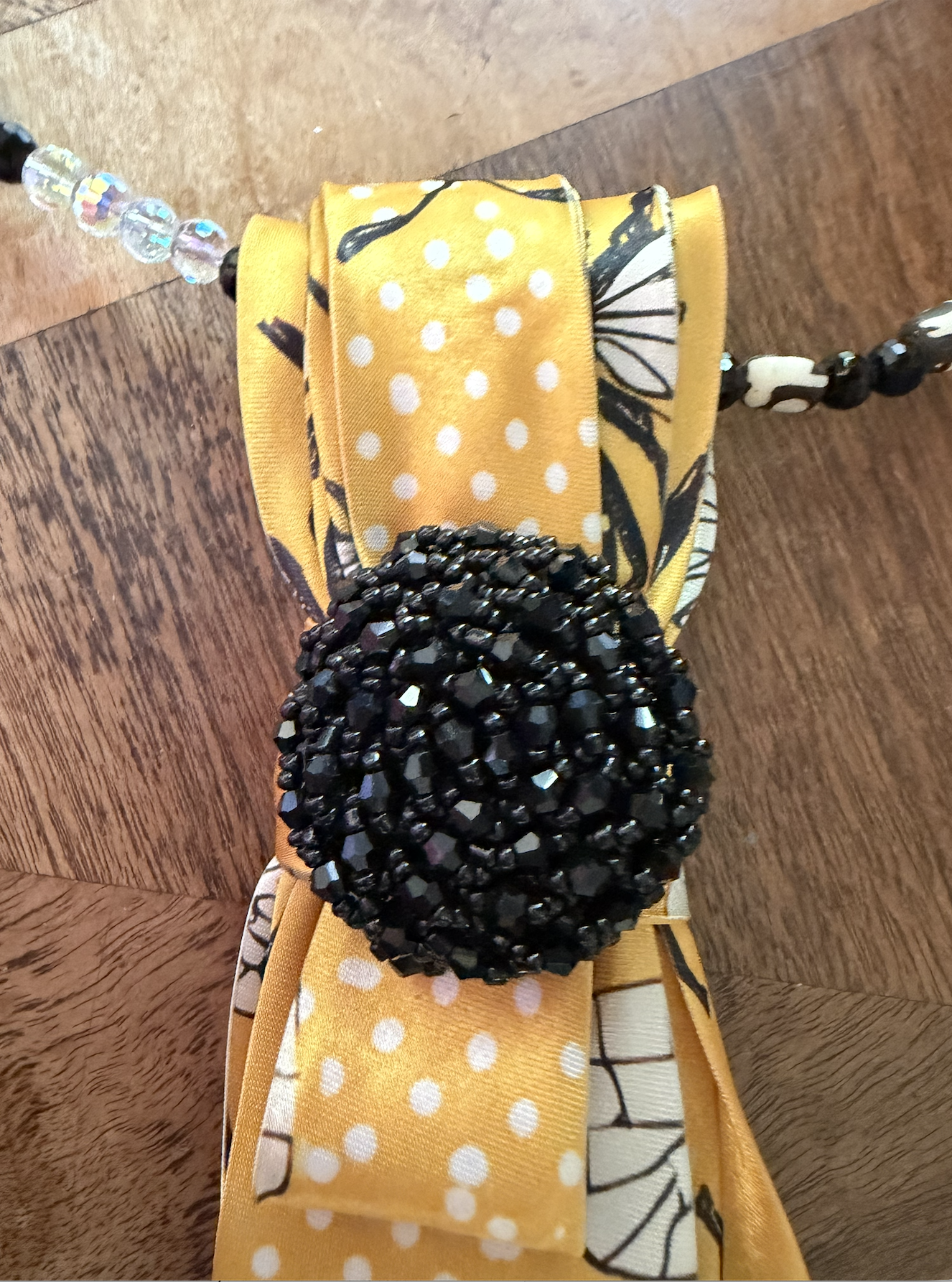 Rare Bird Bee Tie Necklace