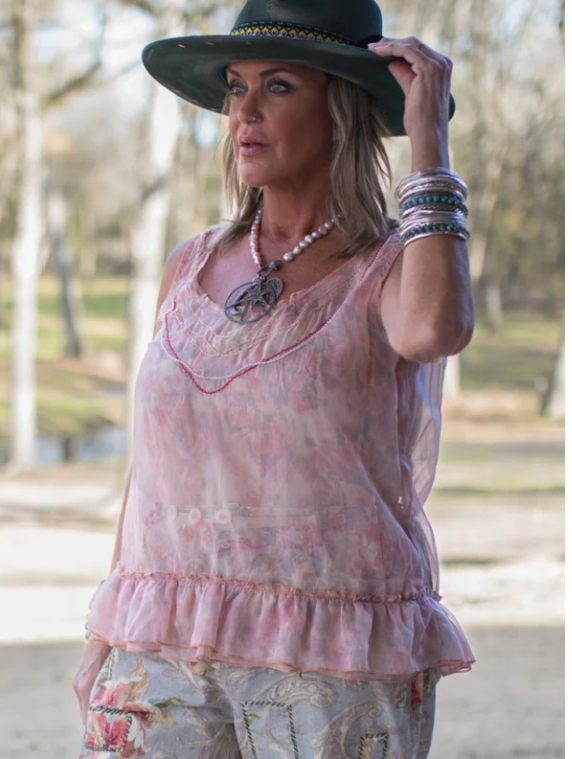 Jaded Gypsy Tank Grapefruit