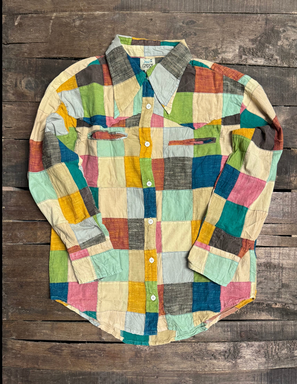 To the Point Shirt- Patchwork Dreams,