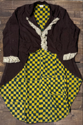 House of Jaded Gypsy Moonlit Manor Jacket - Checkered