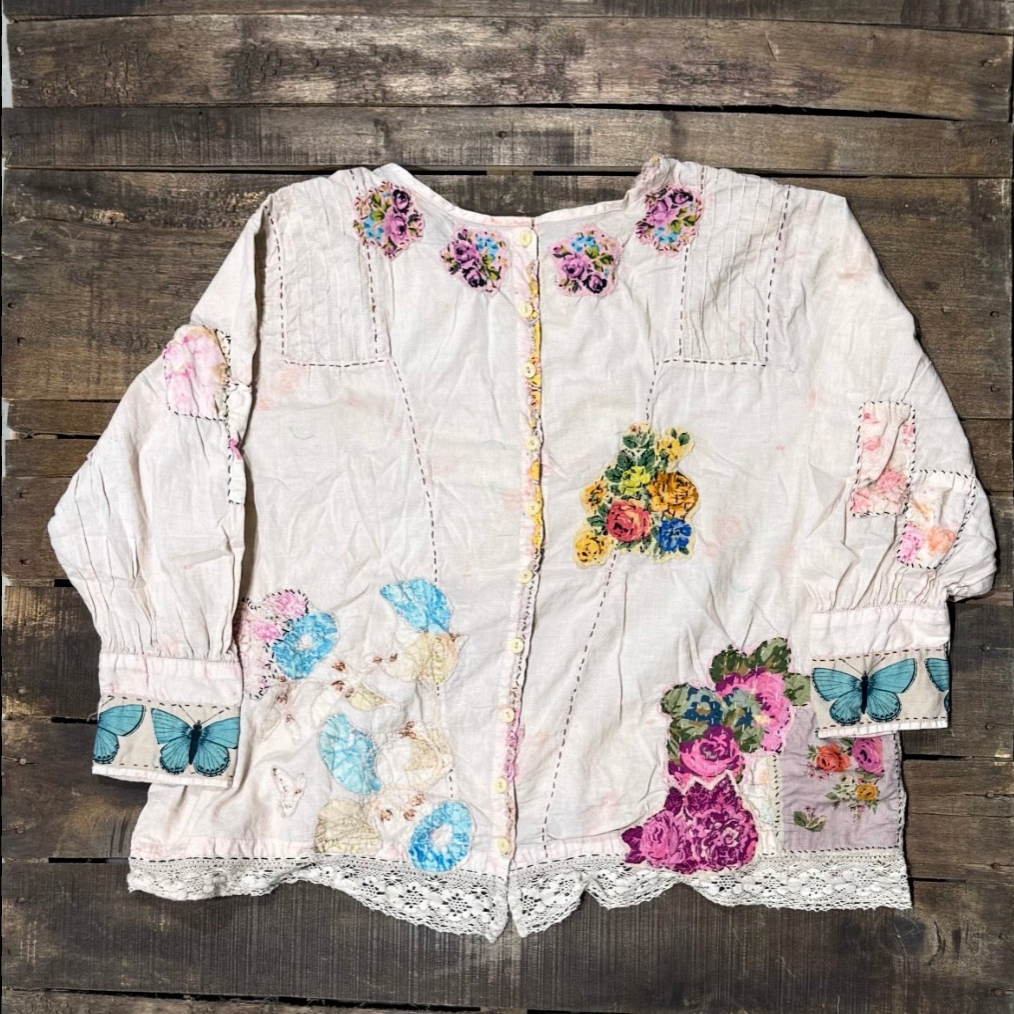 House of Jaded Gypsy Gilded Bloom Top - Flutter