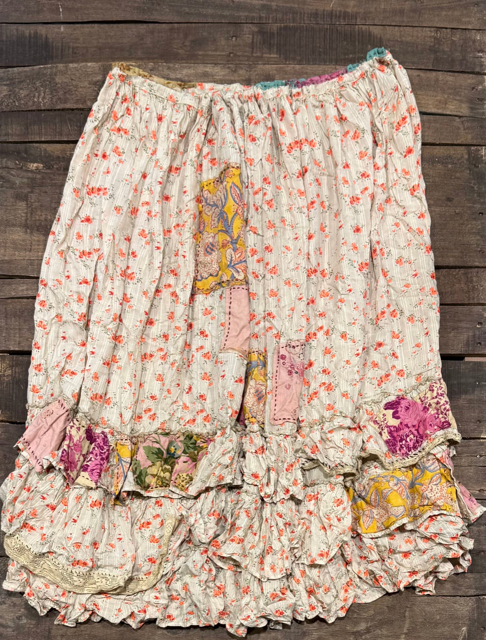 House of Jaded Gypsy Sun Spell Skirt- Canyon Glow