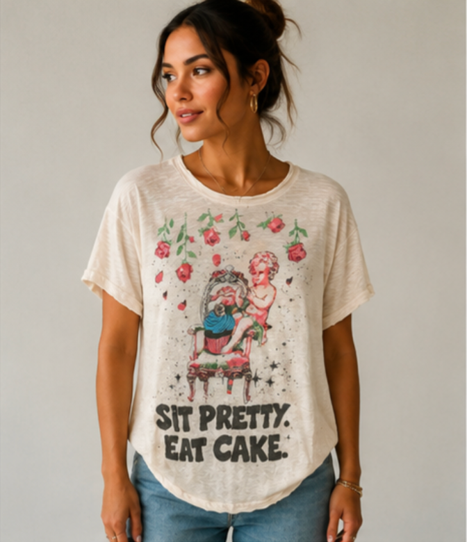 Jaded Gypsy Worn and Weathered Tee – Sweet Like a Revolution