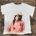 House of Jaded Gypsy Weathered and Worn Tee- Prairie O/S