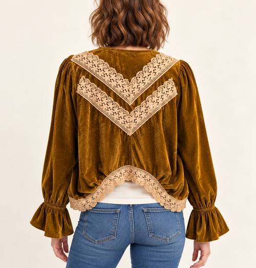 A Rare Bird Lucky Penny Velvet Jacket
