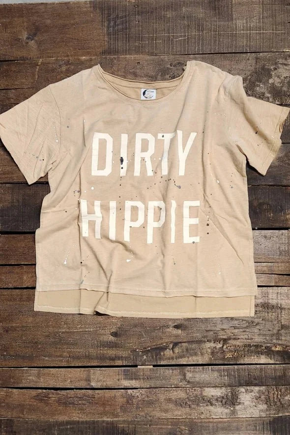 Dirty Hippie Tee - Tan