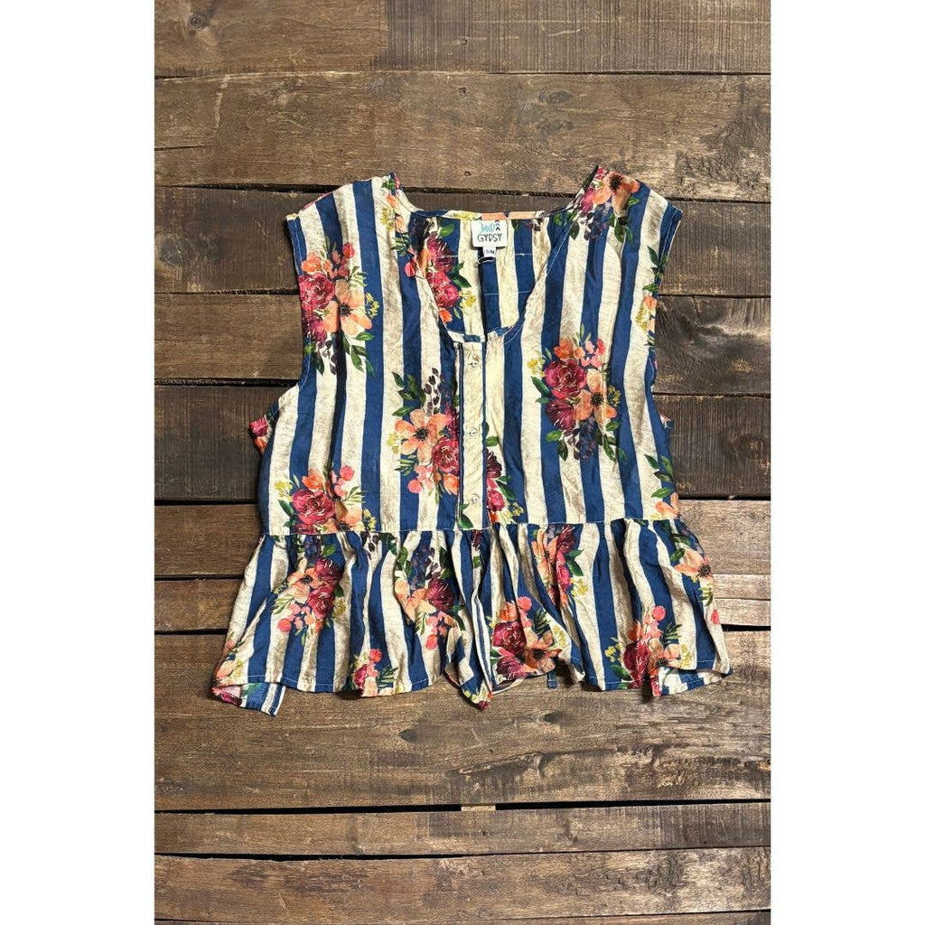 Starlight Drift Tank - Royal Stripe