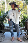 Jaded Gypsy Be Free Top - Parchment