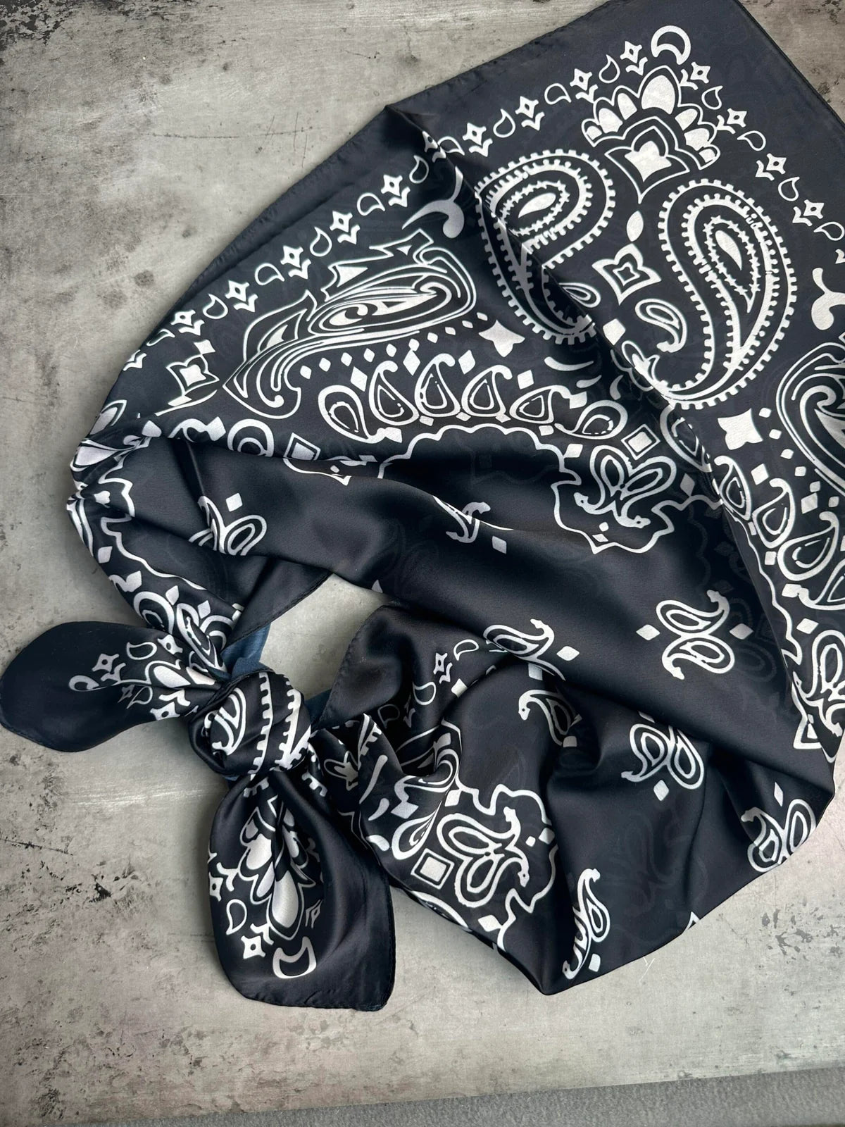Rare Bird Black Bandana Wild Rag