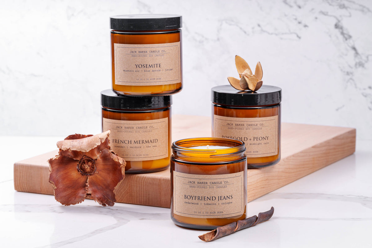 Jack Baker Amber Apothecary Collection - Get Cozy 16 oz