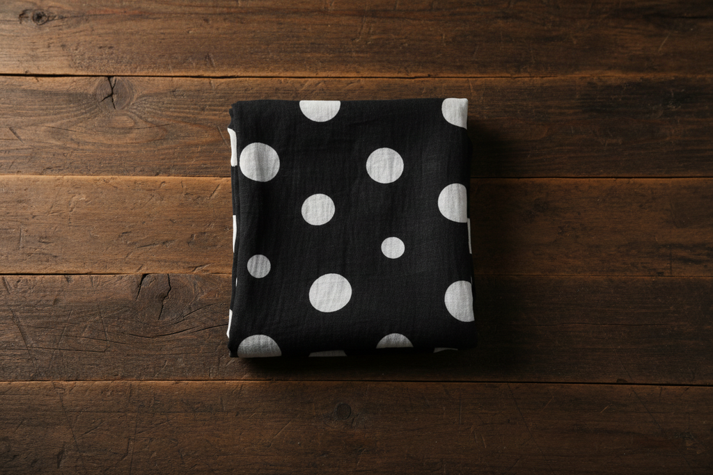 Black Polka Dot