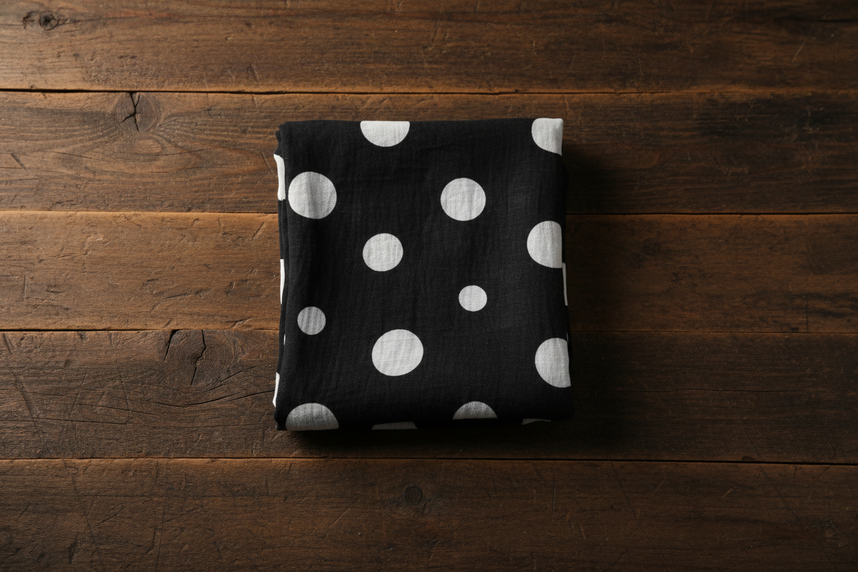 Black Polka Dot