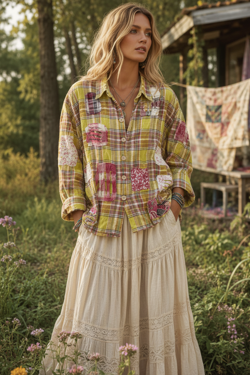 Jaded Gypsy Delightful Garden Top