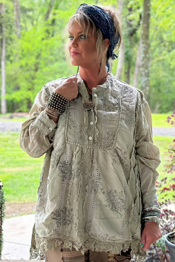 Jaded Gypsy Botanical Gardens Top