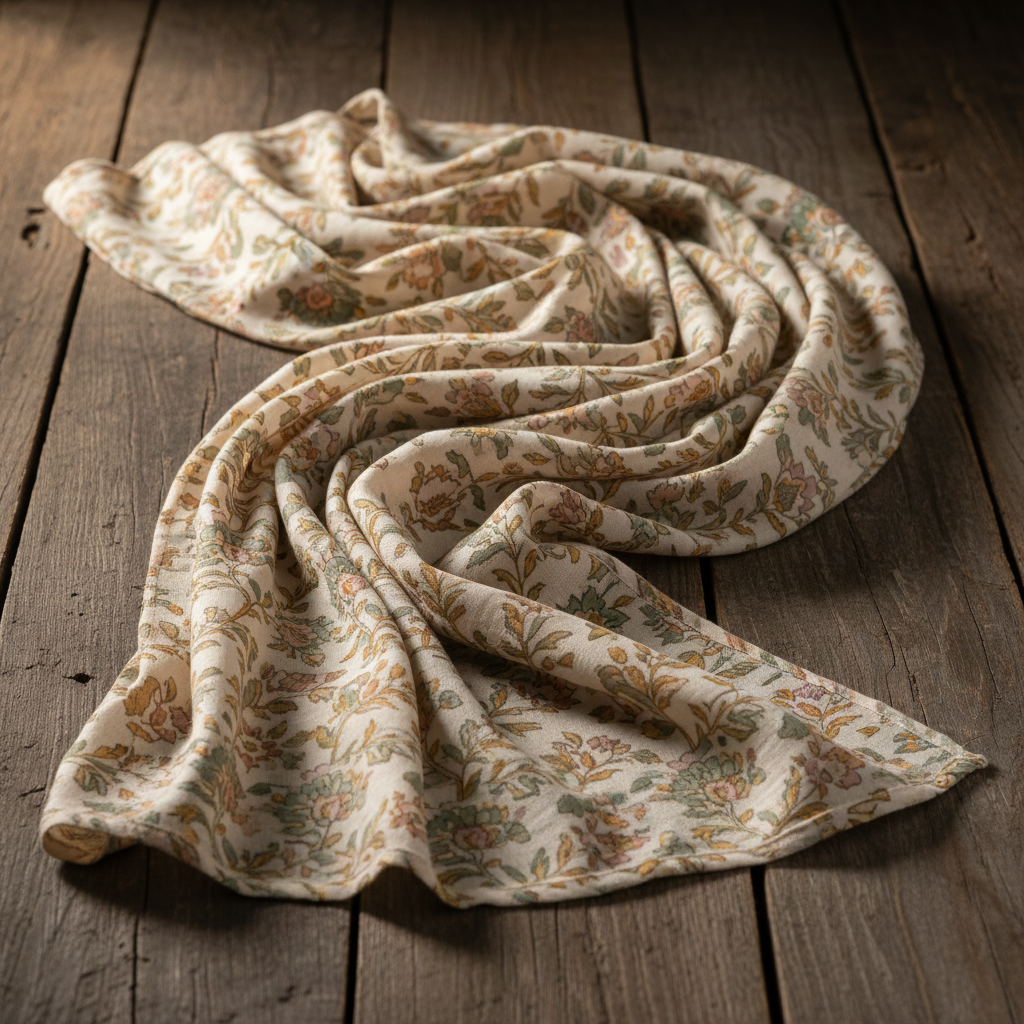 Cream Natural Scarf