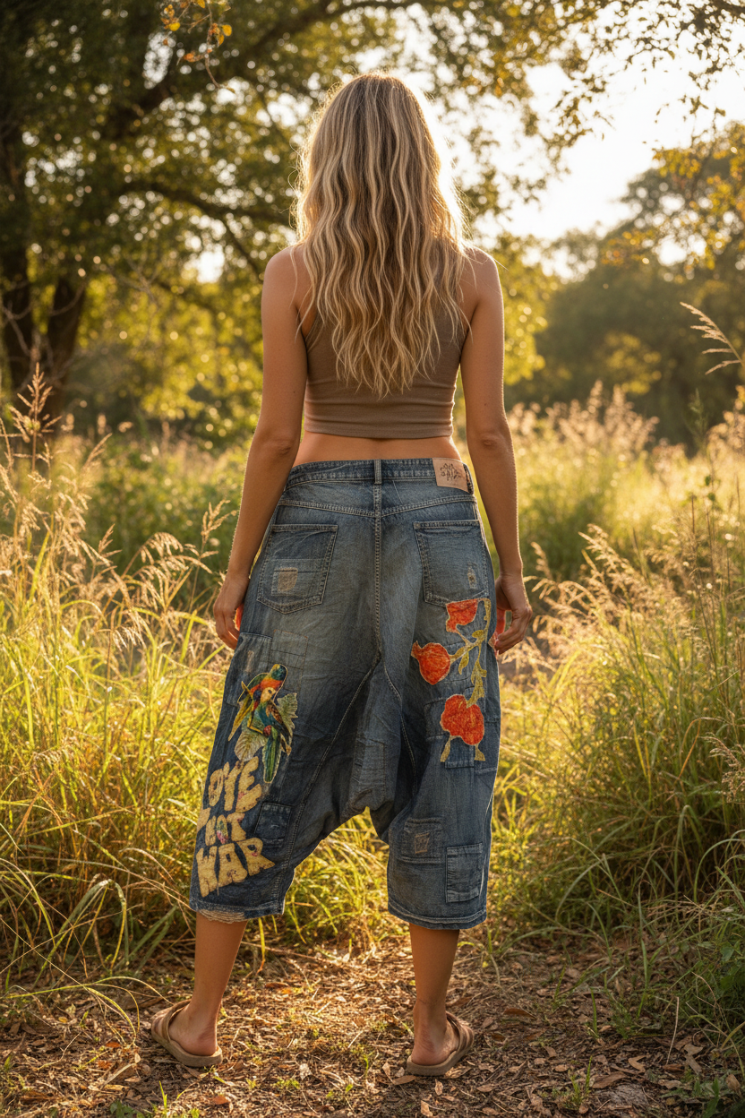 Drifted Trail Harem Pant - Back Model