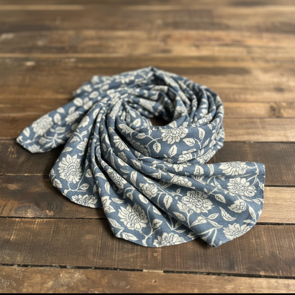 Dusty Blue Scarf