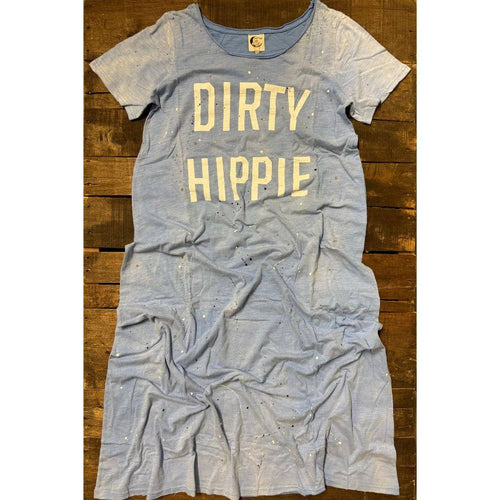 Dirty Hippie Dress - Blessful Blue