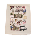 Howdy From Aggieland Tea Towel