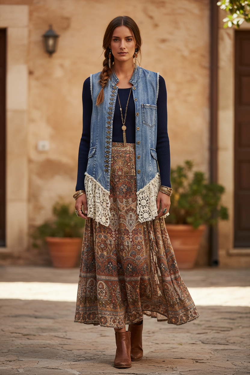 Enchanted Vest on Model