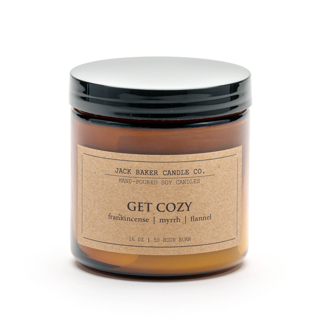Jack Baker Amber Apothecary Collection - Get Cozy 16 oz