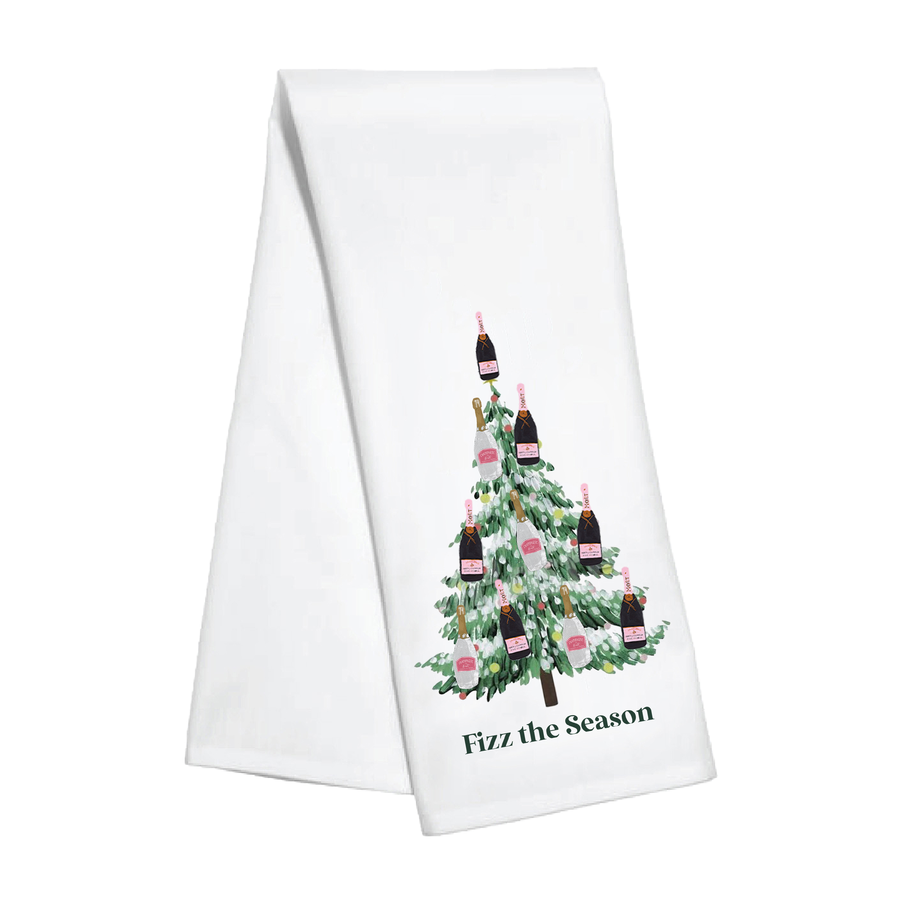 Kitchen Towel - Fizz The Season Treee