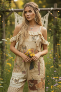 Floral Meadows Overalls - Corrected Ruffle