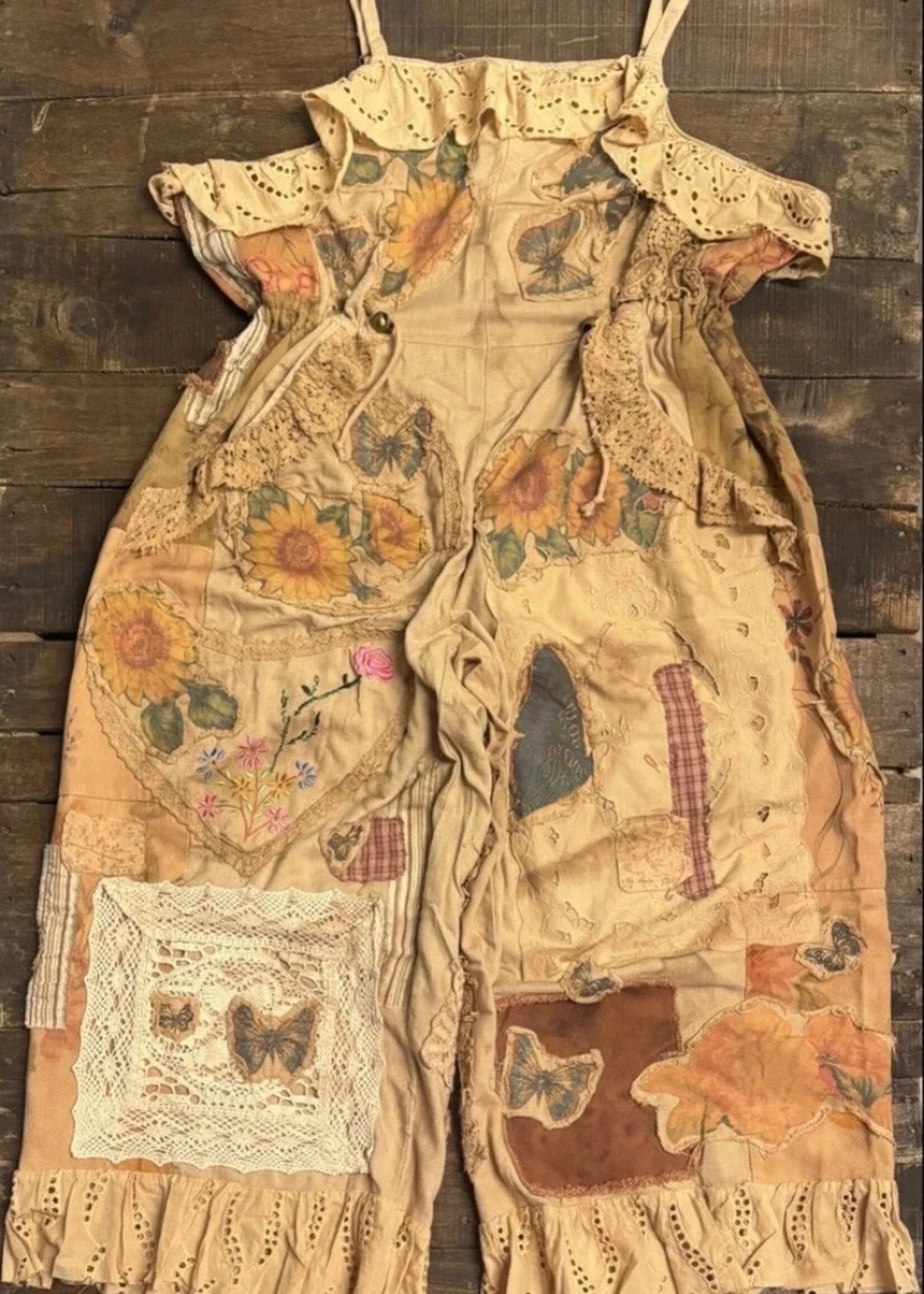 Floral Meadow Overalls by House of Jaded Gypsy
