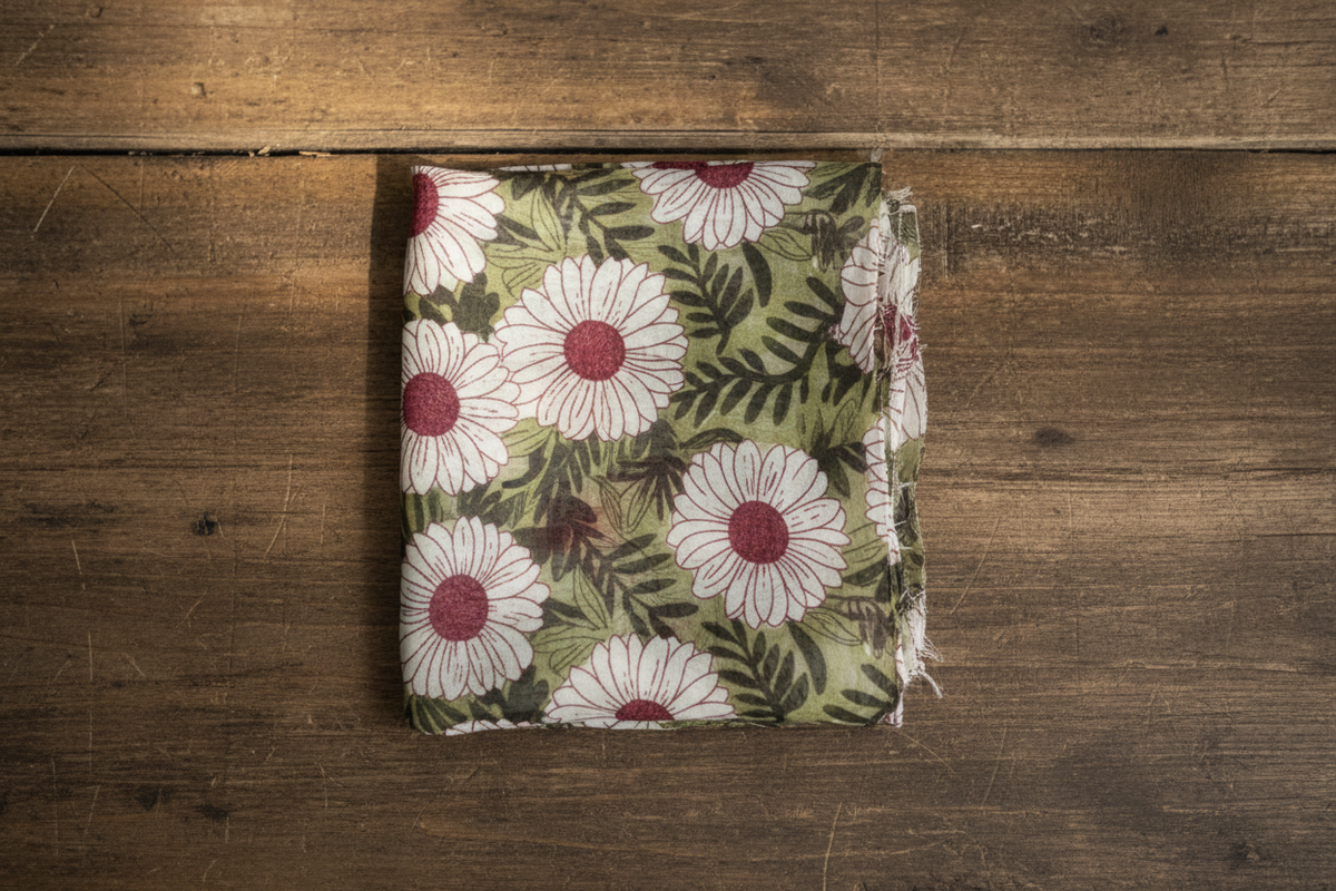 White Daisy Sage Scarf