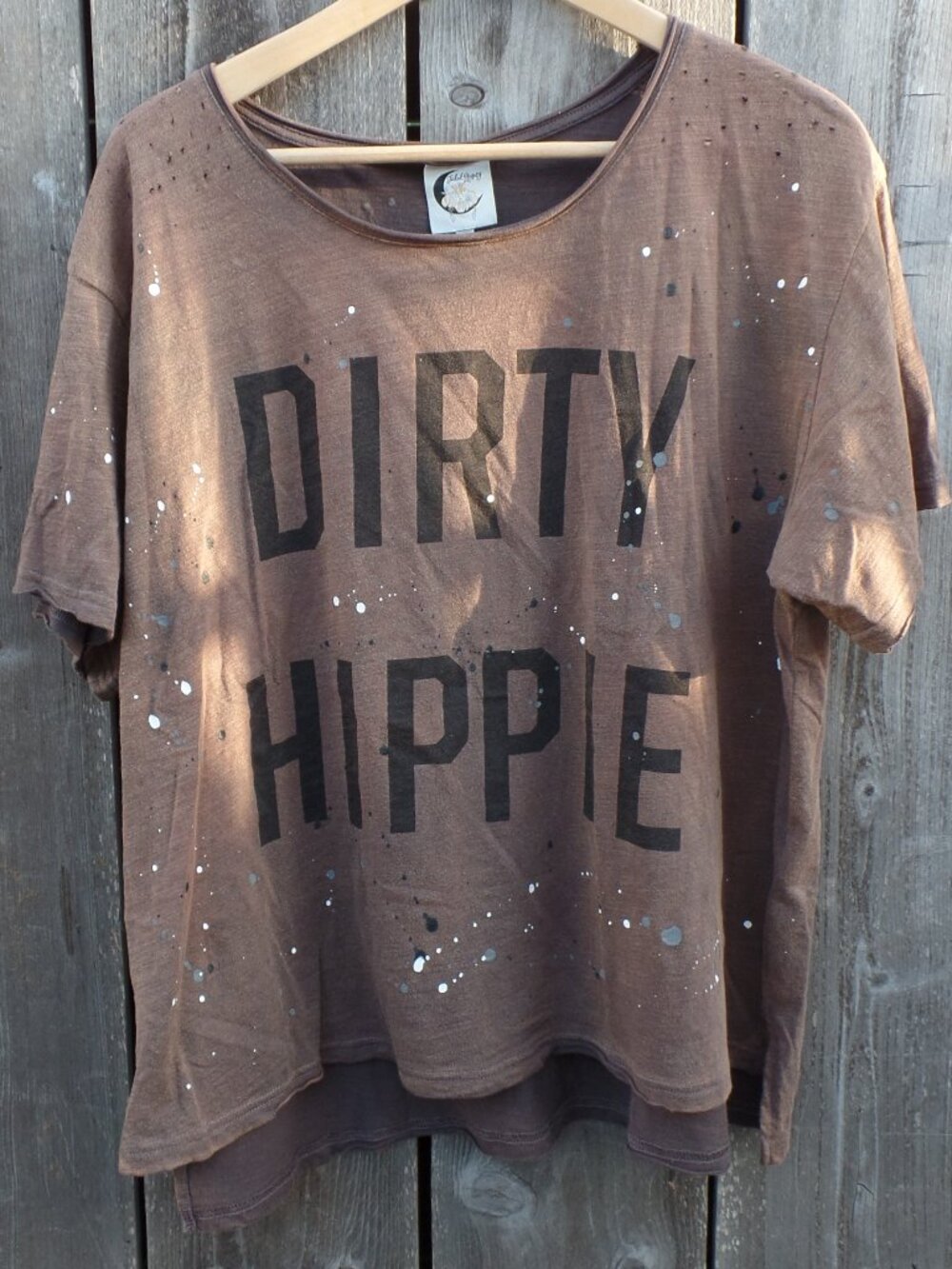 Dirty Hippie Tee - Brown