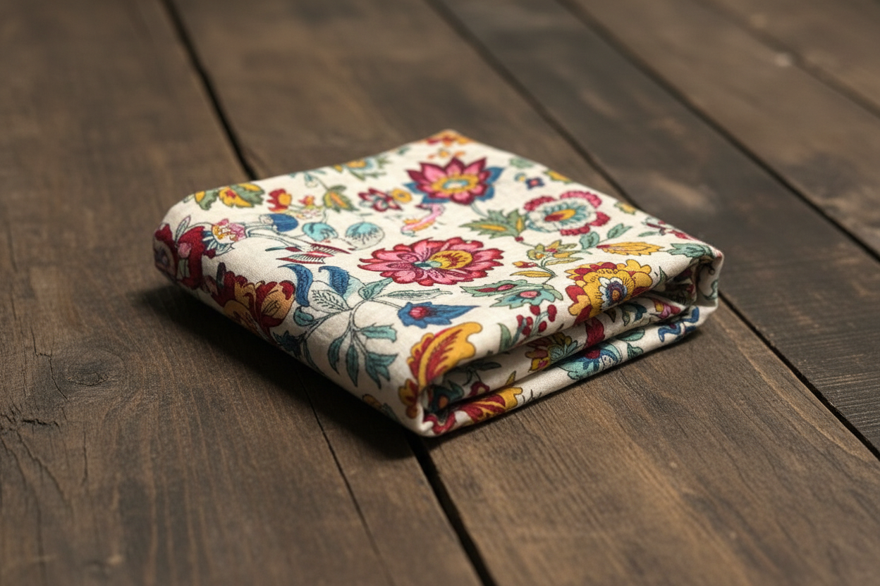 Multicolor Folk Floral