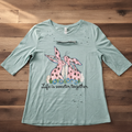 Rare Bird Life is Sweeter 3/4 Sleeve - Flat Lay