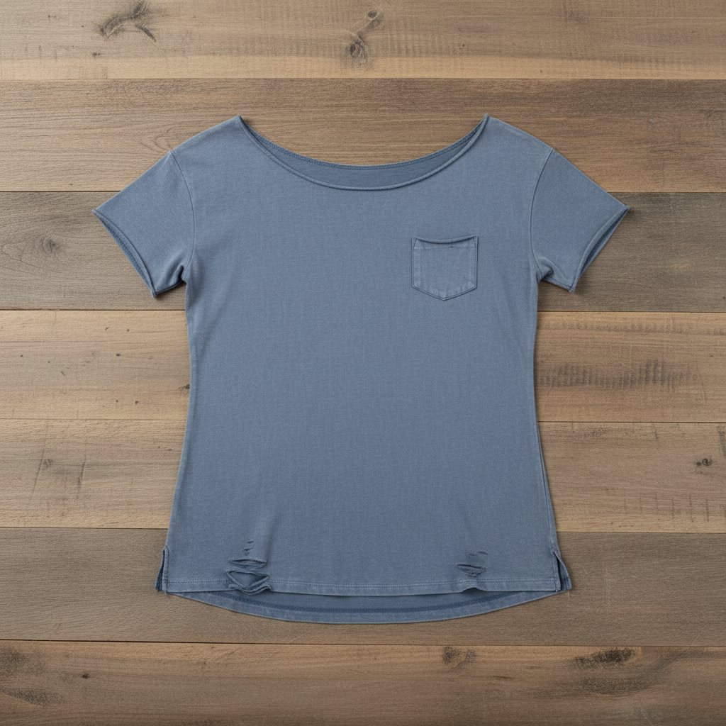 Rare Bird Ripped Pocket T