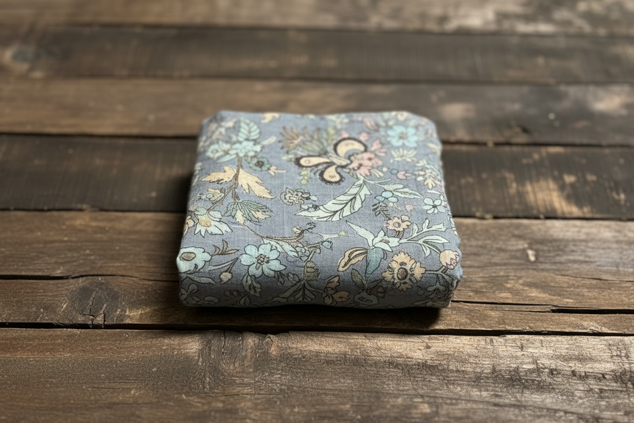 Slate Gray Floral