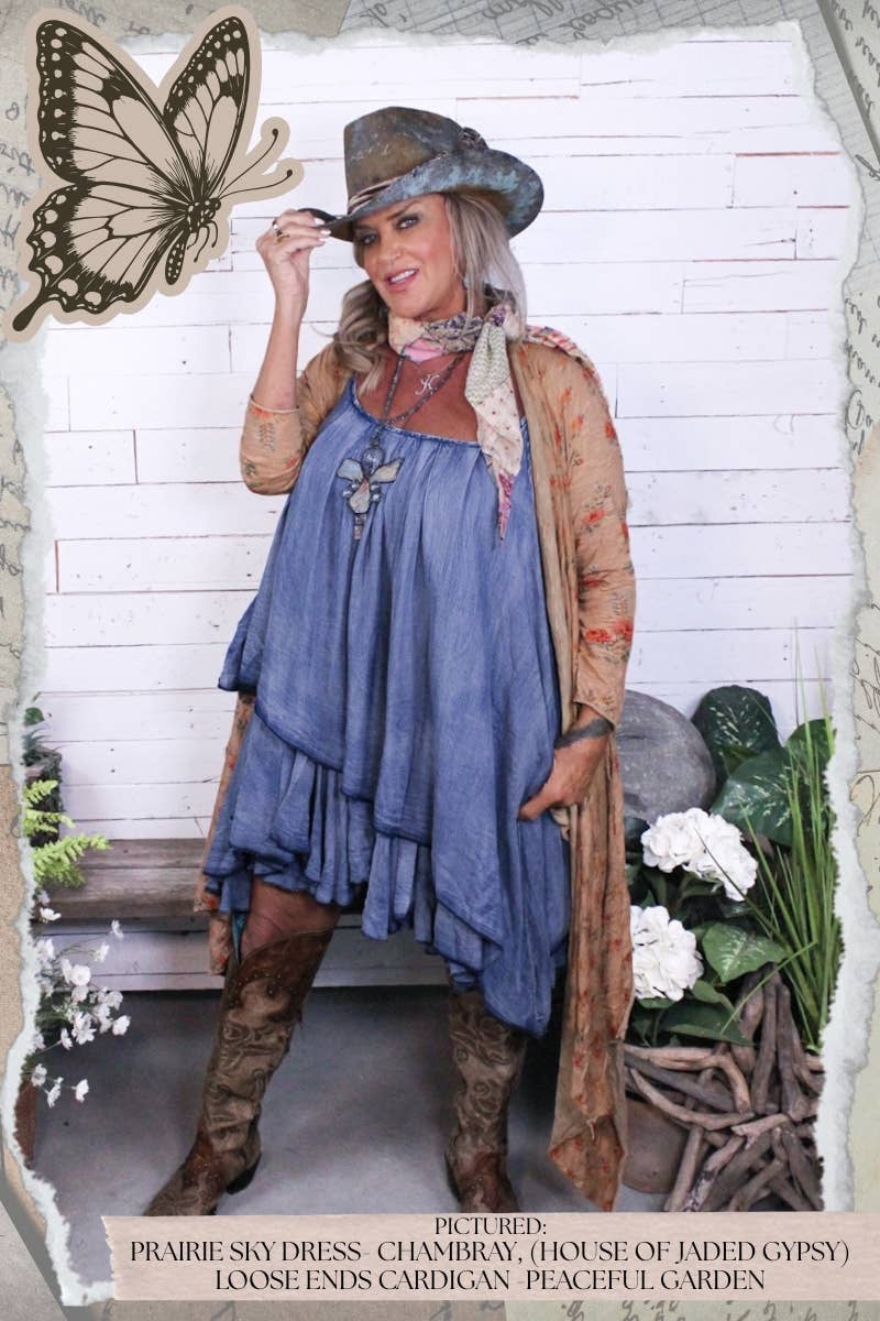 Jaded Gypsy Prairie Sky Dress - Chambray