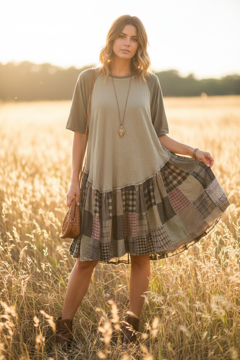 Willow Song Tunic on Model